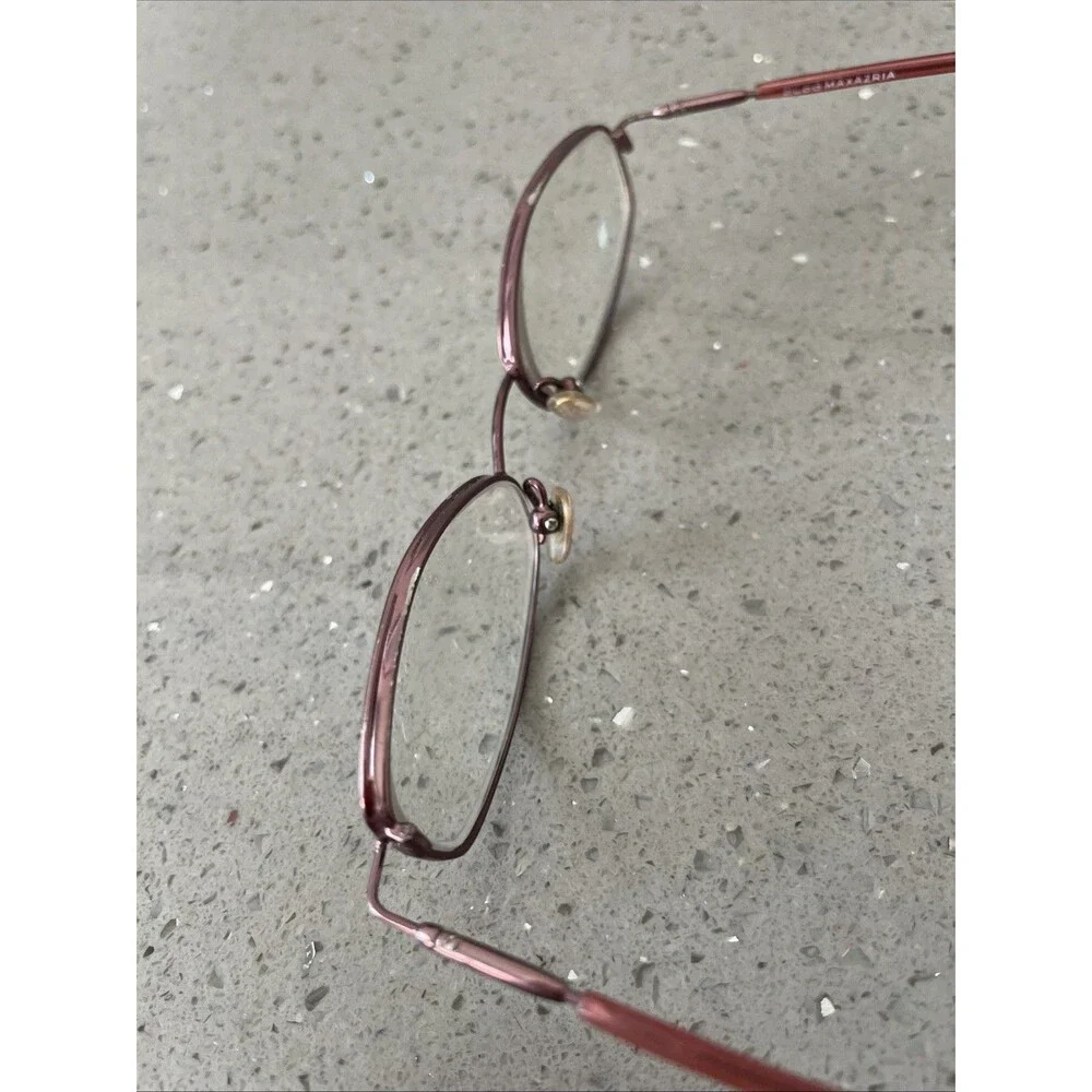 BCBG Maxazria Eyeglasses Frames ONLY BG SPL 50 49-17-140mm Japan full rim rose
